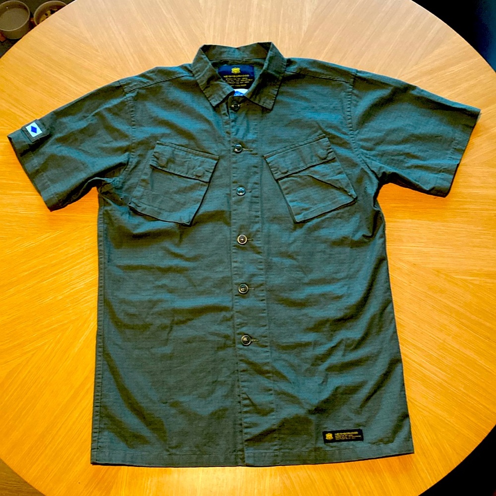 Neighborhood Army Fatigue Button Down Shirt